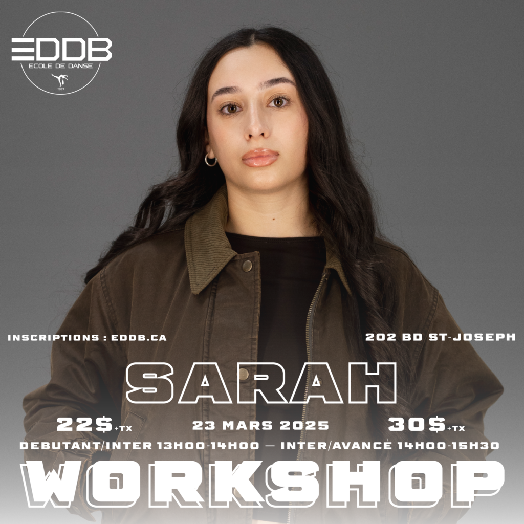 Workshop inter/avancé - SARAH-ANN BOUJRA